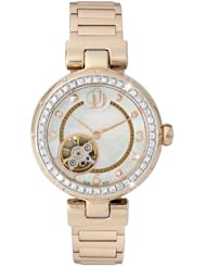 Project D PDB002-A-41 Ladies Automatic Gold Plated Watch