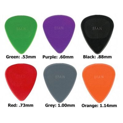 MusicalInstruments: Snarling Dogs Brain Pick 12 Pack Tinbox, 1.00mm Grey