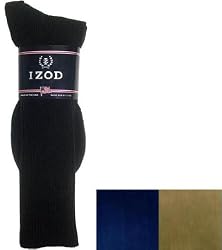 Izod Men's Cotton Arch Support Socks, Single Pair