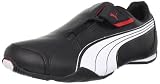 PUMA Men’s Redon Move Fashion Sneaker,Black/White/High Risk Red,10 D US