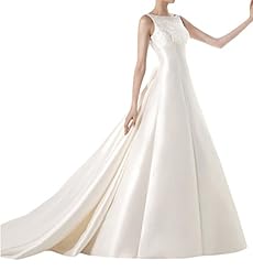 Satin Beaded Sleeveless Natural   Waistline   Ball Gown  Dress