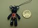 Bear Cellular Phone Chain Strap Plastic Key Wallet Cell Phone