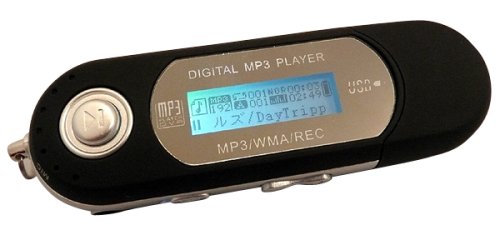 MP3プレーヤー 2GB メモリー内蔵 日本語対応 デジタルオーディオプレーヤー USBにダイレクト接続 ブラック