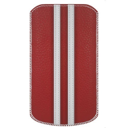 Katinkas Premium Leder Tasche f&uuml;r Stripe rot/wei&szlig; Preisvergleich