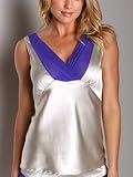 La Fee Verte Silk Top Grey/Purple
