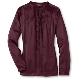 Ruffled Cotton Silk Shirt