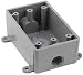Carlon Rectangular Single Gang T Box (E381DR)