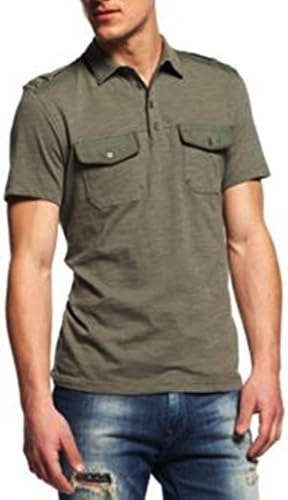 INC International Concepts West Egg Polo Shirt Fatigue, Large