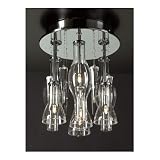 Canaletto Seven Light Flush Mount in Polished Chrome