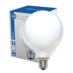 Bewertung und Ratgeber von Shada  LED 360° Globe Glühbirne G120 10W = 60W E27 matt opal 790lm Glühlampe Sparlampe warmweiß 2700K Test - Sehr guter Ersatz für Glühbirnen