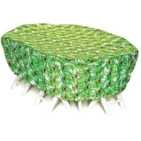 Two Dogs Designs, 92 Oval Rect Table Cover, Flamingos from Dog Accessories