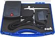 Airbrush Cake Decorating System with 12 Volt DC Battery with Model G34 Precision Dual-Action Gravity Feed Airbrush Set with Portable Battery Powered Mini Air Compressor Plus 4 Americolor AmeriMist Airbrush Food Colors