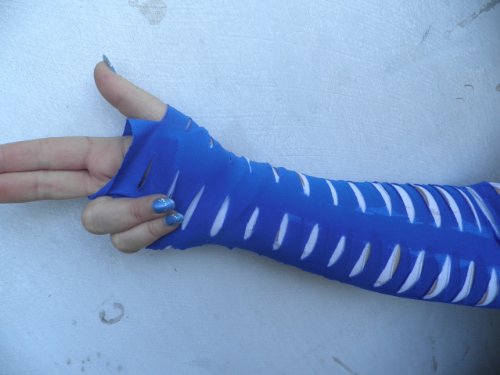 TNA IMPACT! Jeff Hardy *Special Edition* DUKE Blue & White Arm Sleeves - 1 Pair of Each Color