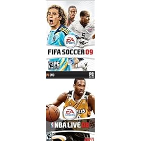 Sports Pack: NBA Live 08 + FIFA Soccer 09
