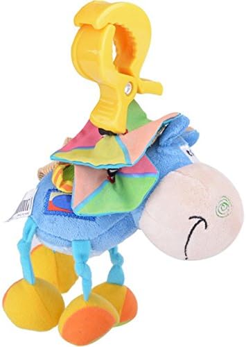wallcart Baby Cute Multifunction Kid Round the Bed Hanging Donkey Soft Plush Doll Toy