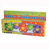 Beautiful Beginnings Plastic Pram Play in Primary Colours