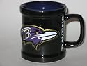 BALTIMORE RAVENS 11 oz. Team Logo Sculpted COFFEE MUG