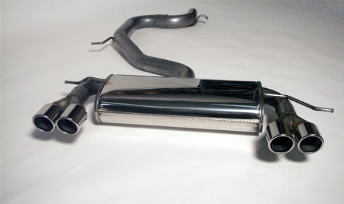 Jetex Stainless Steel Exhaust System - Volkswagen Mk5 - Audi A3 - 2.0t, Pipe Diameter 76mm (3