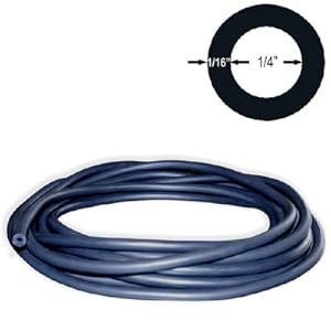 3/8" OD 1/4" ID Latex Rubber Tubing ONE CONTINUOUS PIECE(#804)