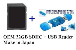 OEM BRAND 32GB SDHC CLASS 6 High Speed Flash Memory Card (32 GB SD Secure Digital High Capacity Card, MAKE IN JAPAN) BULK + USB 2.0 SDHC FLASH CARD READER/WRITER