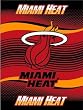 NBA Basketball Slam Dunk Blanket/Throw Miami Heat - Fan Shop Sports Merchandise