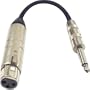 HOSA MIC INPUT "Pigtail" TRANSFORMER (LOW Z to HIGH Z )