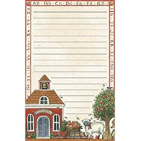 SW SCHOOL HOUSE NOTEPAD by Teacher Creative Resource