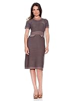 Caramelo Vestido Punto (Visón)