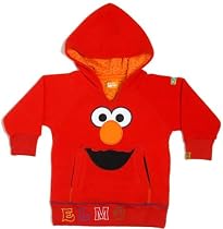 Elmo Hoodie 12 to 18 Months Strawberry