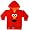 Elmo Hoodie 12 to 18 Months Strawberry