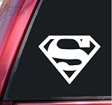 Superman Vinyl Decal Sticker - White