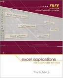 Excel Applications for Corporate Finance