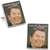 Ronald Regan Stamp Cufflinks