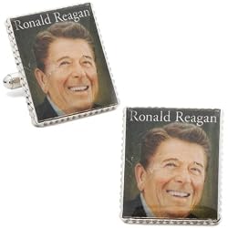 Ronald Regan Stamp Cufflinks