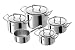 Zwilling 40140-001-0 Contur Clad Kochgeschirrset, induktionsgeeignet, 5-teilig