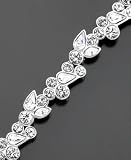 Givenchy Silvertone Crystal Bracelet