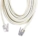 GE TL96118 Phone Line Cord  (25 ft, Ivory, 4-conductor)