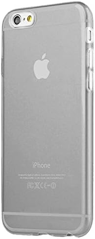 iPhone 6 case,Beittal® Transparent Protective Cover TPU Case with Dust Plugs for Iphone 6 (black)