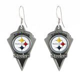 Pittsburgh Steelers Dangle Earrings – NFL Football Fan Shop Sports Team Merchandise