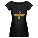 ZOROASTRIAN FARAVAHAR Maternity Dark T-Shirt