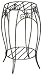 Panacea #89176 20" Black Fin Plant Stand