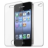 Front and Back Reusable Screen Protector for Apple iPhone 4