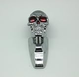Red Eyed Skull Head Car Truck SUV Hood Ornament Red Eyed Skull Head Car Truck SUV Hood Ornament