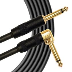 Mogami Gold Instrument 25R Guitar/Instrument Straight to R/A Ends 25 feet