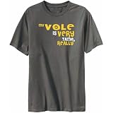 T-Shirt Mens Dark Silver 