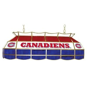 Trademark NHL Montreal Canadians Stained Glass 40-inch Lighting Fixture