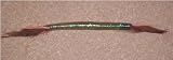 5.5 Soft Plastic Trick Worm - (10 Pack) Amber Green with various tail colors