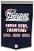 New England Patriots 24 Inch x 36 Inch Wool Dynasty Banner (Quantity of 2)