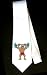 Party Decoration Necktie with strength, strong, lifting, bodybuilder, weights, exercise, bear, animal