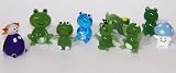 Frog Collection - Hand Blown Glass Figurines - Miniature for Pet Lover